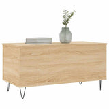 Coffee Table Sonoma Oak 90x44.5x45 cm Engineered Wood 830975
