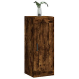 Wall Mounted Cabinet Smoked Oak 34.5x34x90 cm Engineered Wood 830505