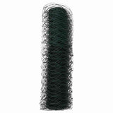 Hexagon Fence Green 0.5 x 100 m Steel 42005448