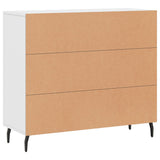 Sideboard White 90x34x80 cm Engineered Wood 828124