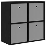 Sideboard with Drawer Black Oak 68.5 x 32 x 67 cm 8000541