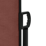 Retractable Side Awning Brown 180x1200 cm 4004839