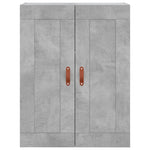 Highboard Concrete Grey 69.5x34x180 cm Engineered Wood 3199917