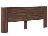 Headboard Brown Oak 180 x 16.5 x 103.5 cm Engineered Wood 3418686