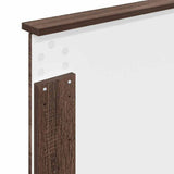 Headboard Brown Oak 100 cm Engineered Wood 887689
