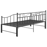 Sofa Bed Frame Black Powder-coated metal Single 324776