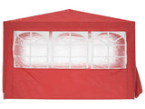 Party Tent Red 250 x 250 x 240 cm PE and Steel 42032996