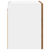 Hanging Cabinet 2 pcs Old Wood and White 40 x 31 x 40 cm 884143