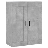 Highboard Concrete Grey 69.5x34x180 cm Engineered Wood 3199573