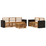 Sofa Sets Solid Acacia Wood 3384030