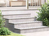 Stair Tread Rectangular 2 pcs Silver 100 x 25 cm Aluminium 4104281