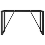 ZNTS Dining Table Legs O-Frame 140x60x73 cm Steel 357887