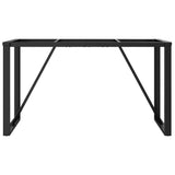 ZNTS Dining Table Legs O-Frame 140x60x73 cm Steel 357887