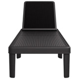 4-Way Height Adjustable Sun Lounger 155.5x57x28 cm Polypropylene 4008100