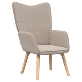 Armchair Light Grey 62 x 67 x 95.5 cm Sherpa Fabric 42001777