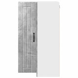 Wall Corner Cabinet LUCCA Concrete Grey 57 x 57 x 100 cm 885168