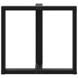 Dining Table Legs T-Shaped 2 pcs Black 80x35x cm Steel 4013060