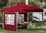 Pop-up Party Tent 195 x 195 x 245 cm Burgundy Oxford Fabric 42019730