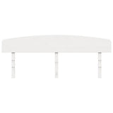 Headboard White 200 cm Solid Wood Pine 842487