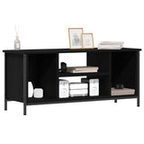 TV Cabinet Black Oak 102 x 35 x 45 cm Engineered Wood 873885