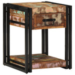 ZNTS Nightstands 2 pcs 40x40x50 cm Solid Reclaimed Wood 4016703