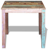 ZNTS Dining Table Solid Reclaimed Wood 80x82x76 cm 243452