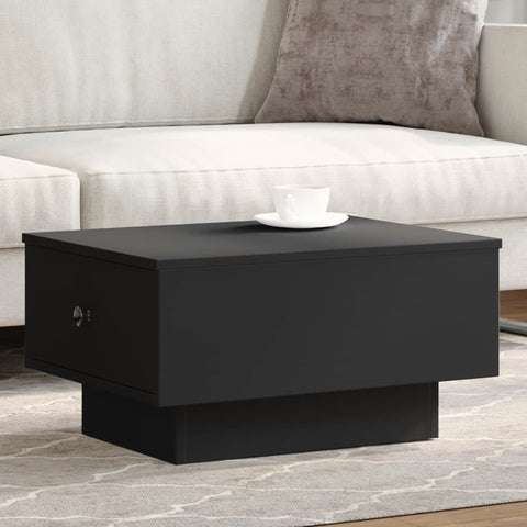 ZNTS Coffee Table Black 60x45x31 cm Engineered Wood 848081