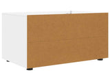 Storage Cabinet 80 x 48 x 57 cm Engineered Wood White 888817