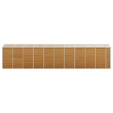 Garden Shed Light brown Galvanised steel Large Garden Shed 3188284