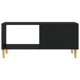Coffee Table Black 90 x 50 x 40 cm Engineered Wood 895186