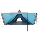 Family Tent Tipi 8-Person Blue Waterproof 4009446