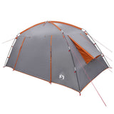 Cabin Tent Grey and Orange 400 x 210 x 180 cm Polyester 42028517