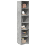 Highboard Concrete Grey 40x41x185 cm Engineered Wood 3281669
