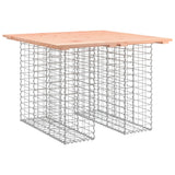 Garden Table Gabion Design 100x102x72 cm Solid Wood Douglas 834372