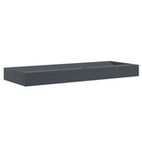 Wash Basin 120x46x11 cm Mineral Cast/Marble Cast Anthracite 155986