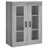 Highboard Grey Sonoma 69.5x34x180 cm Engineered Wood 3198351