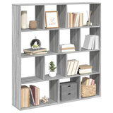 Book Cabinet Grey Sonoma 132x29x141.5 cm Engineered Wood 3310312