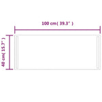 LED Bathroom Mirror 100x40 cm 151753