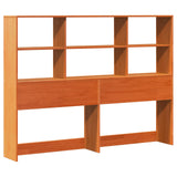Bed Frame with Storage Headboard Wax Brown 150 x 200 cm 3422700