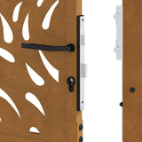 Garden Gate 100x125 cm Weathering Steel Flame Design 4100995