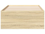 Bed Frame with Storage Sonoma Oak 80 x 200 cm Engineered Wood 3429494