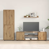 TV Cabinet Set Wall-mounted 4 pcs Artisan Oak Engineered wood 3397903