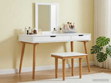 Dressing Table Set FAUSKE 3 pcs White 100 x 50 x 143 cm 3438589