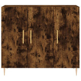 Sideboard Smoked Oak 90x34x80 cm Engineered Wood 828097