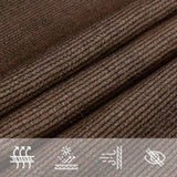 Sunshade Sail 160 g/m Trapezium Brown 4/5x4 m HDPE 311821