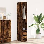 Wardrobe Smoked Oak 30x50x200 cm Engineered Wood 3307742