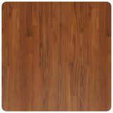 Table Top Dark Brown Solid Oak Wood 70 x 70 cm square Durable 343017