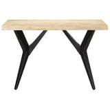 Dining Table 120x60x76 cm Solid Mango Wood 323560