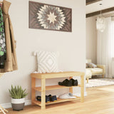 Shoe Rack 3-Tier 70x27.5x45 cm Bamboo 373365