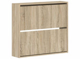 Wall-Mounted Shoe Cabinet ARNHEM 71 x 17 x 86 cm Sonoma Oak 896637